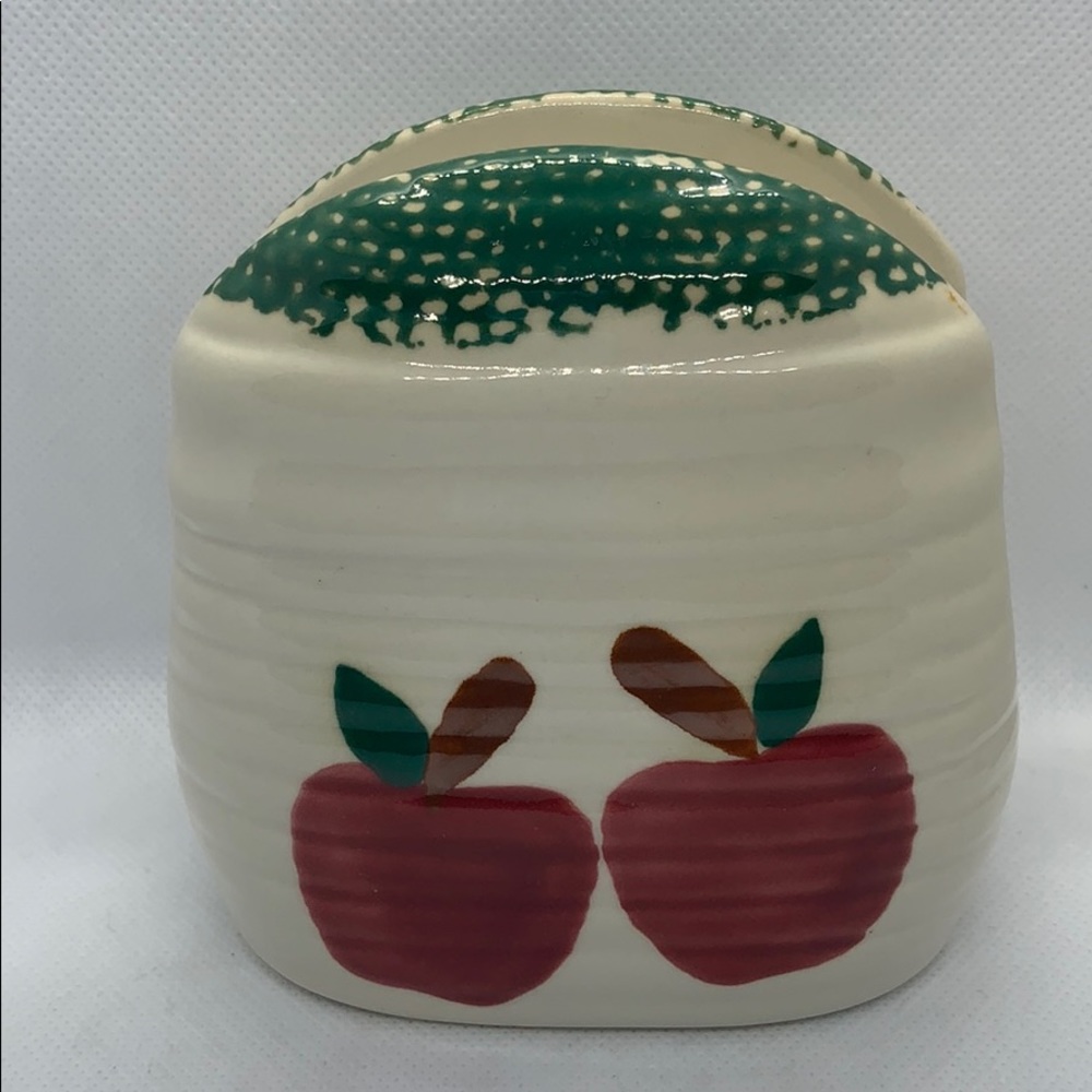 Vintage Alco Industries Apple Garden Napkin Holder